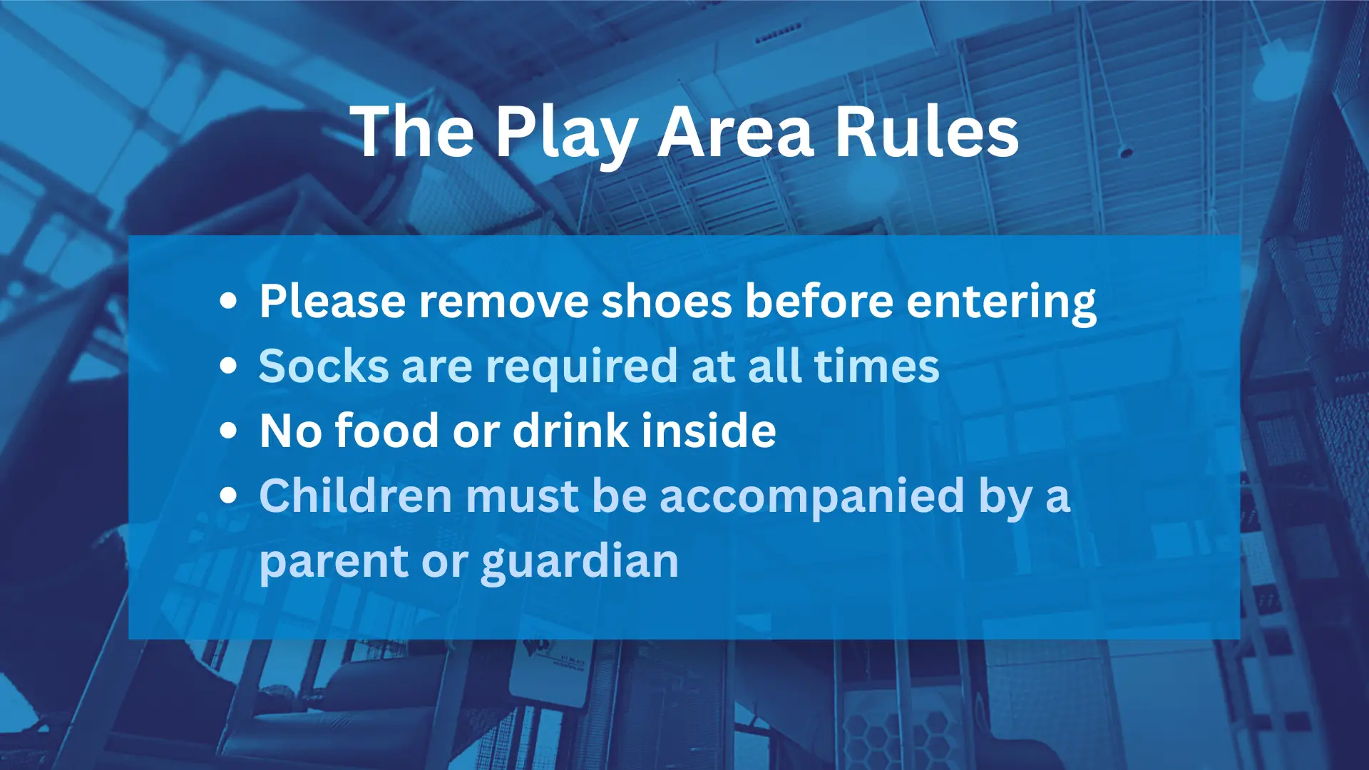 Fishers Play Area Rules Slide